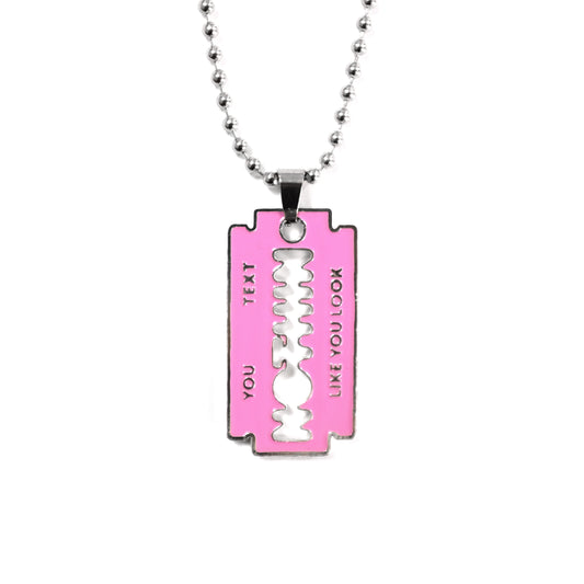 Pink + White Necklace