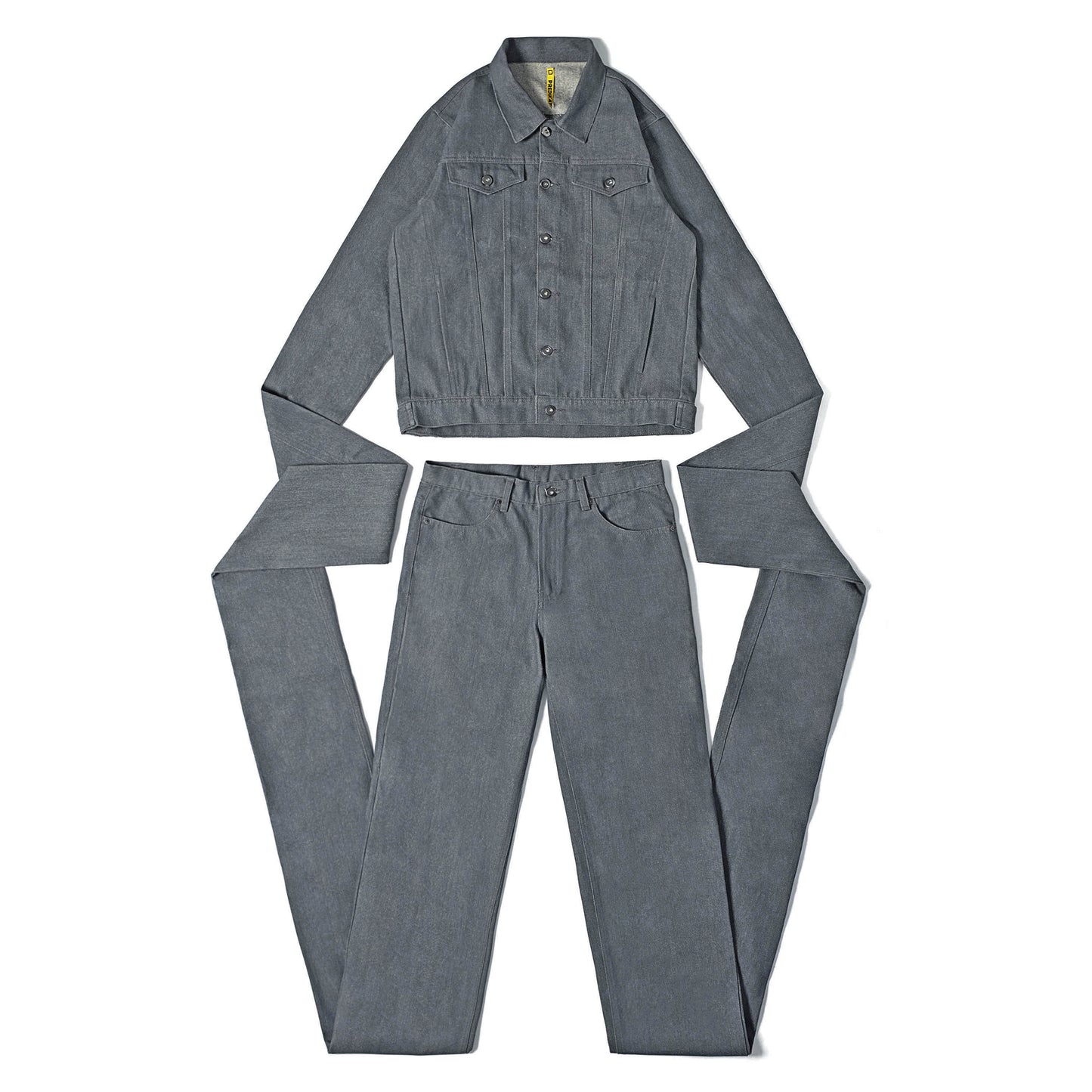 One Piece Denim Suit