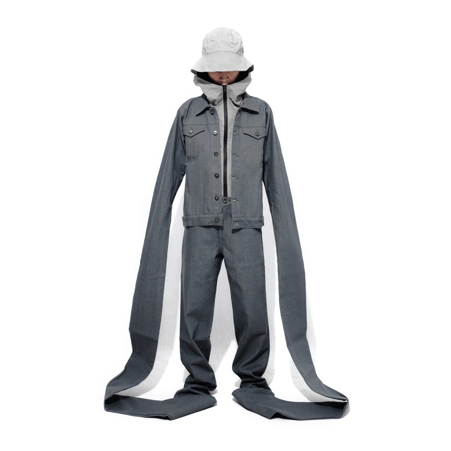 One Piece Denim Suit